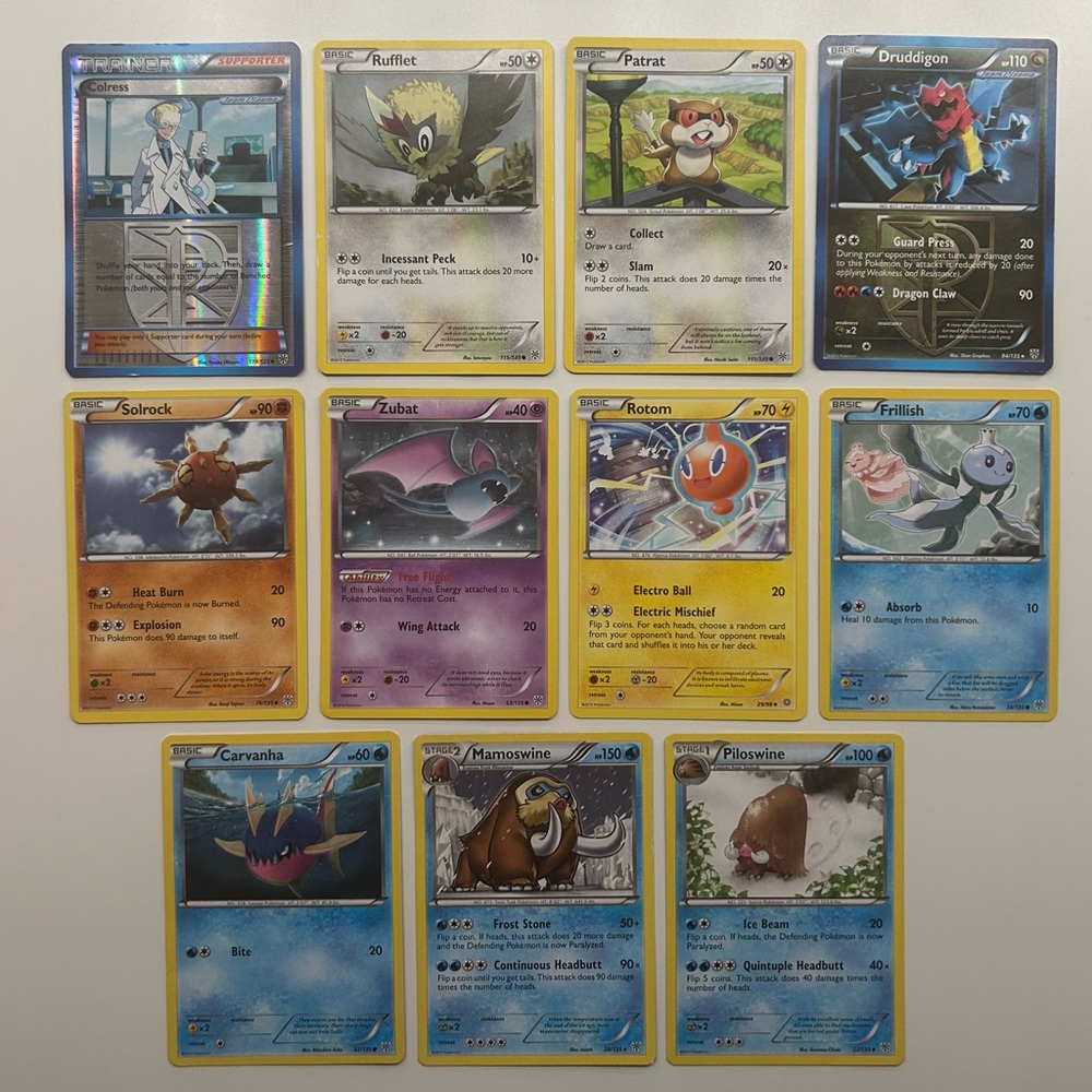 2012 Plasma Storm Pokemon Card Lot